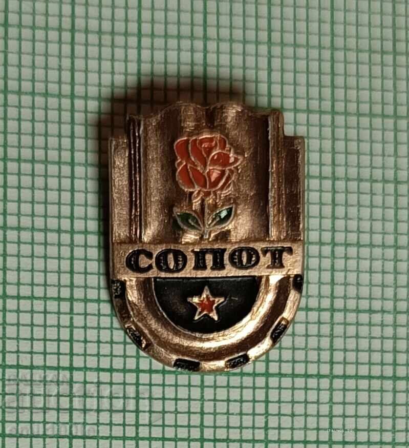 Ecuson - Stema Sopot cu preț € 0.50 | 0.98 BGN