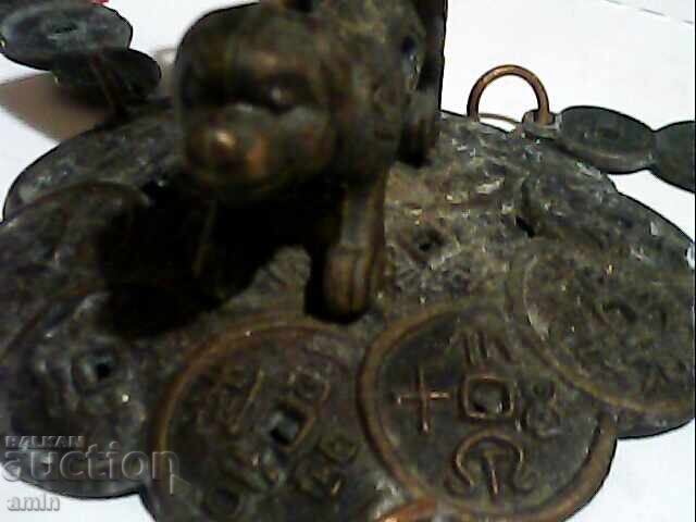 Παράδοση Κινέζικα κοσμήματα για τύχη με νομίσματα