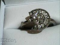 Ασημένιο δαχτυλίδι με aquamarine