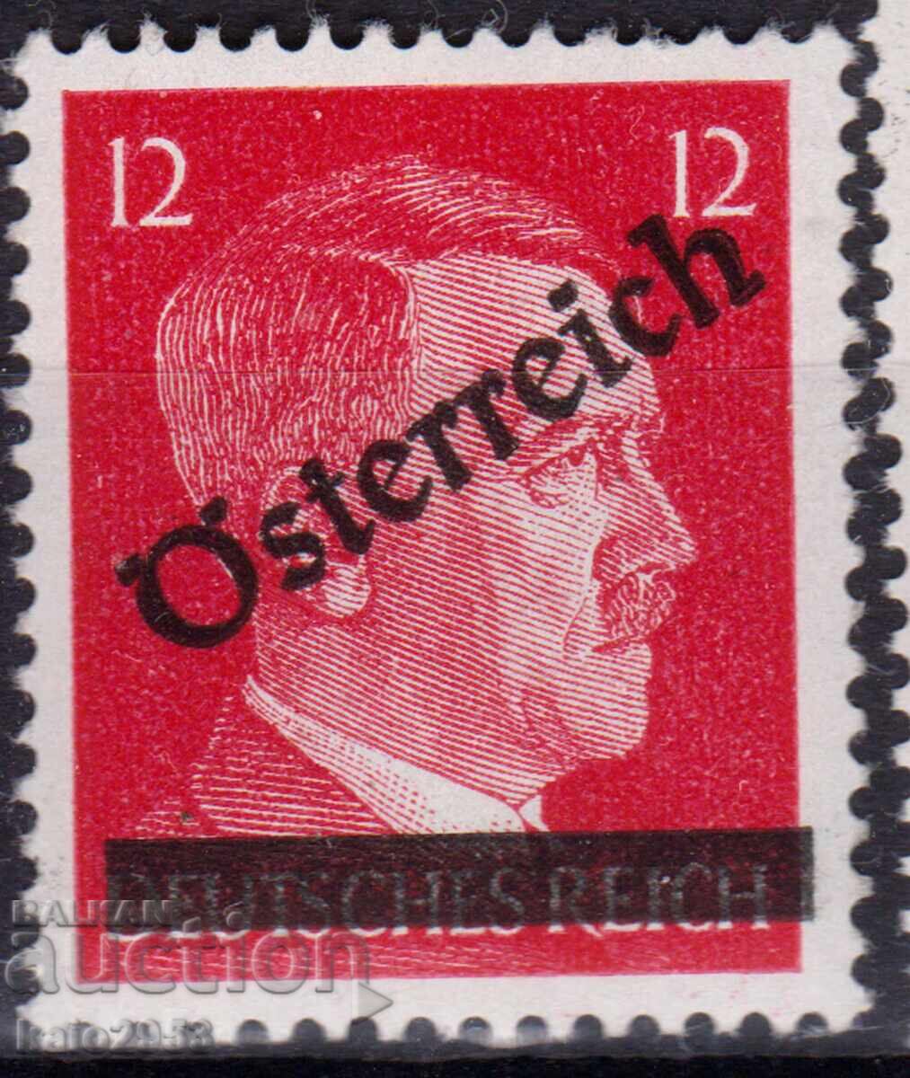 Germania - 2 Reichuri Sv. în - Regulat - A.H.s. suprascris pentru Austria., MNH
