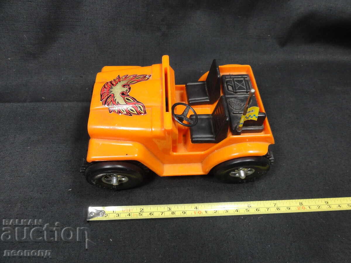 БЗЦ СТАРA РЕТРО ПЛАСТМАСОВА ИГРАЧКА ДЖИП - 6