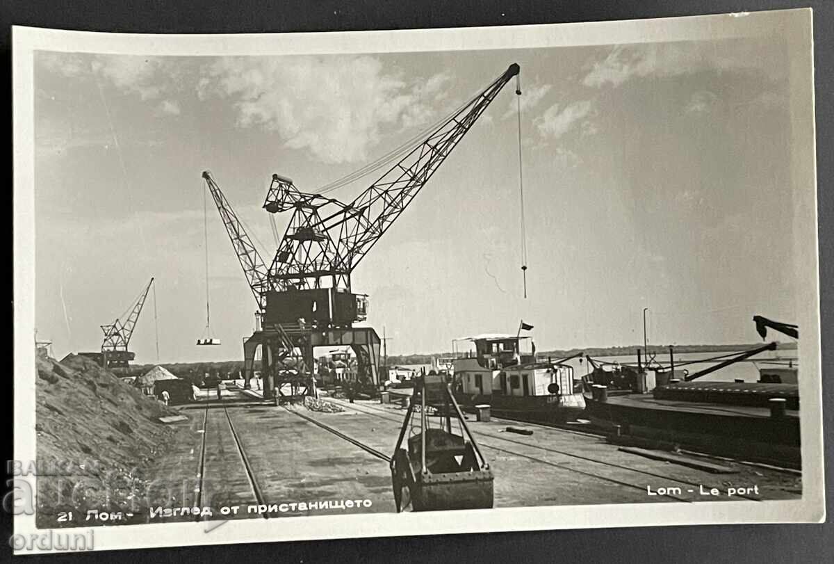 5352 Bulgaria Katichen Lom view from the port 50s