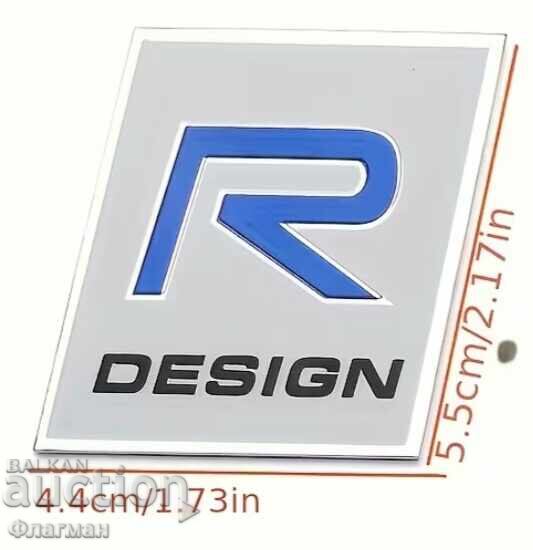 New "R Design" emblems for Volvo - 55 mm / 44 mm with price € 8.00 | 15.65 BGN