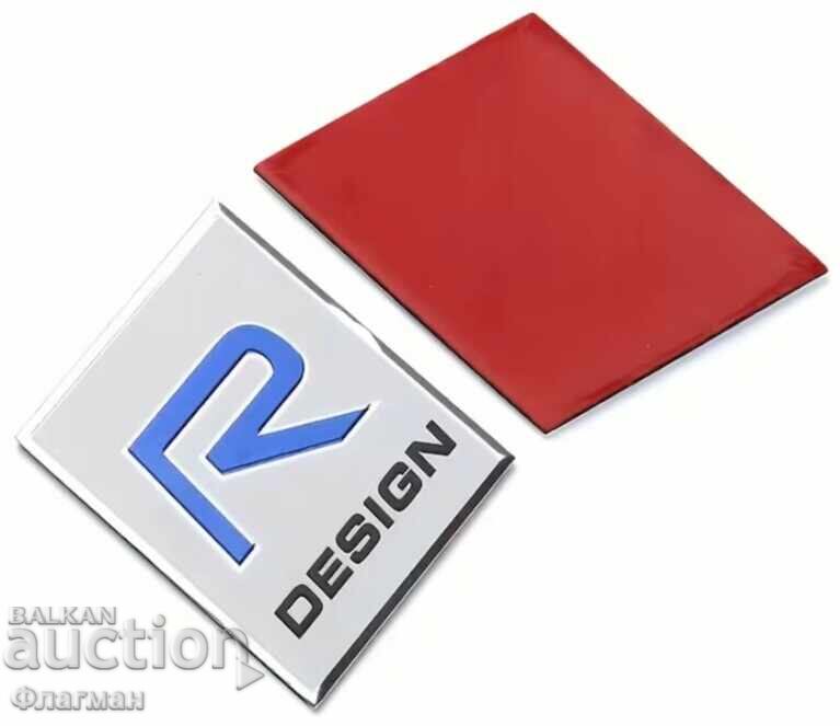 Auction  New "R Design" emblems for Volvo - 55 mm / 44 mm