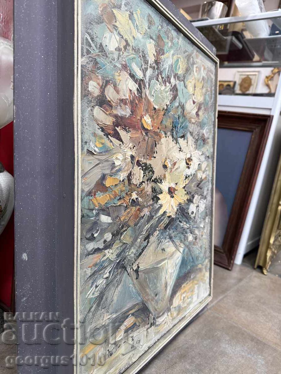 Δημοπρασία Αυθεντικός πίνακας Ραλίτσα Κιρίλοβα "Χρυσάνθεμα" №7812