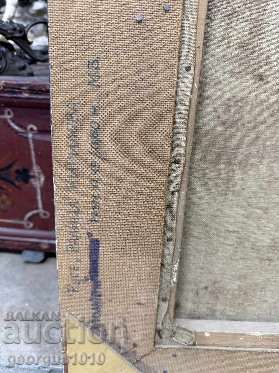 Αυθεντικός πίνακας Ραλίτσα Κιρίλοβα "Χρυσάνθεμα" №7812 - 6