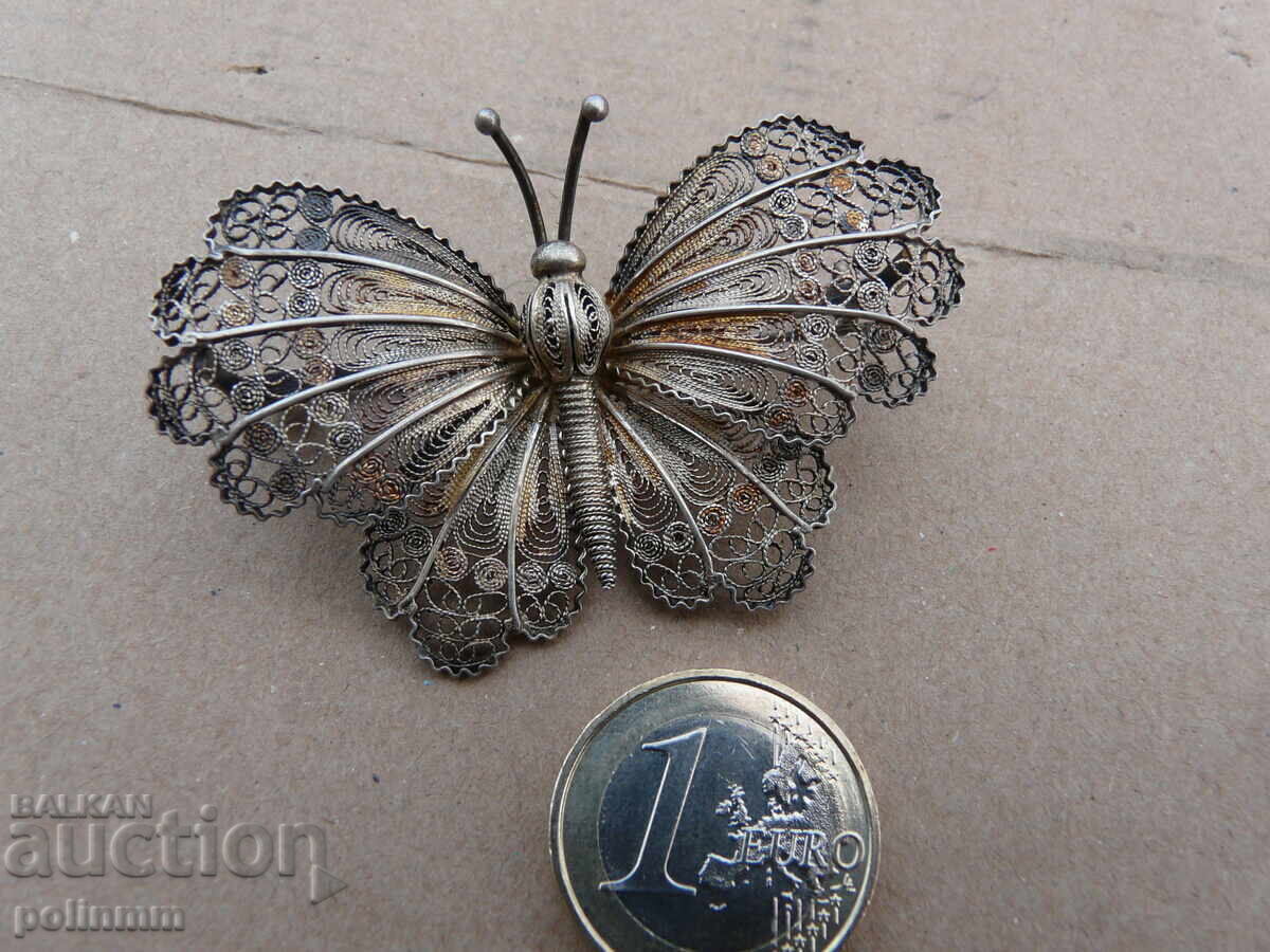Сребърна брошка  - 1