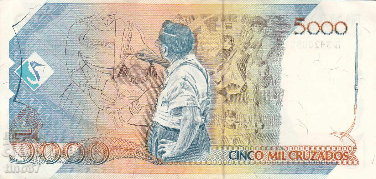 Licitație tino37 - BRAZILIA - 5000 CRUZEIROS/5 CRUZEIROS NOVOS - 1989 - XF