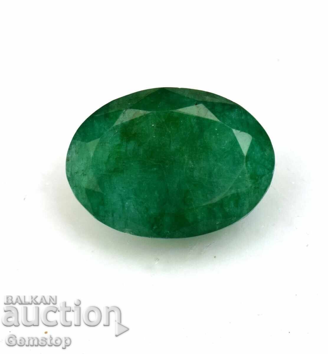 BZC! 10.65 ct Natural Emerald Oval Cert. IGL from 1st! with price € 0.01 | 0.02 BGN