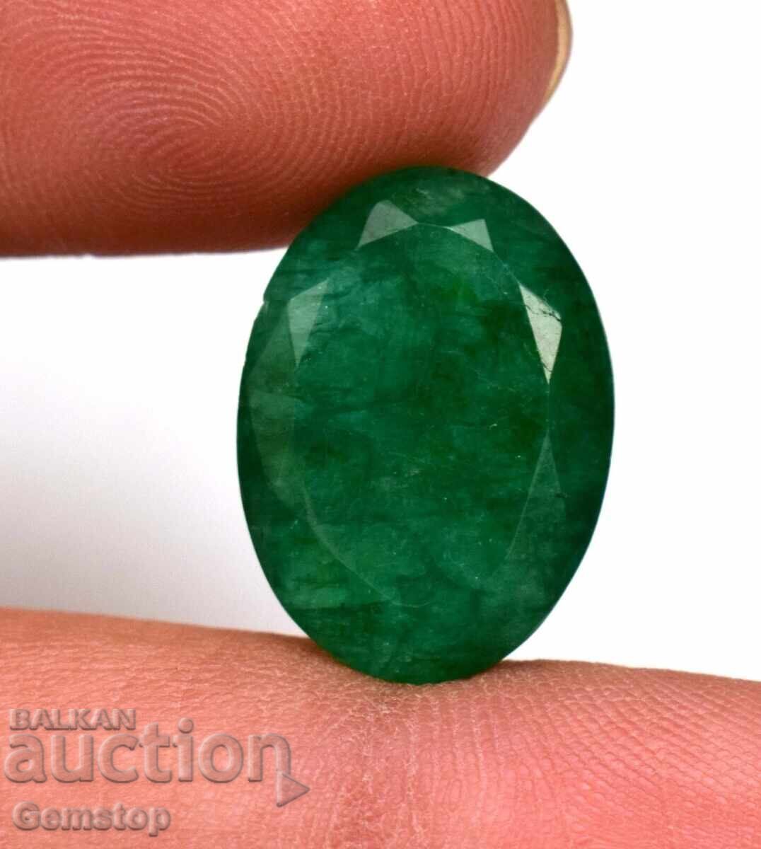 Auction  BZC! 10.65 ct Natural Emerald Oval Cert. IGL from 1st!