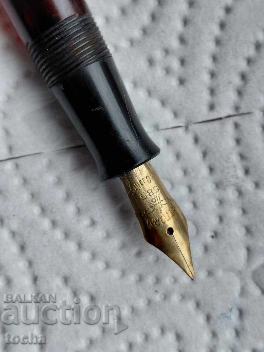 Stilou vechi cu inscripția Rap Pen, peniță 585 marc .BZC cu preț € 1.50 | 2.93 BGN