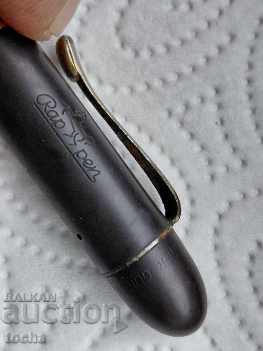 Licitație Stilou vechi cu inscripția Rap Pen, peniță 585 marc .BZC