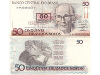 Tino37 - BRAZIL - 50 CRUZEIROS NOVOS /50 CRUZEIROS/ - 1990 - VF