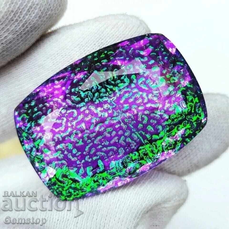 Natural Fire Opal Monarch Cert. OMGTL from 1ct! - 5