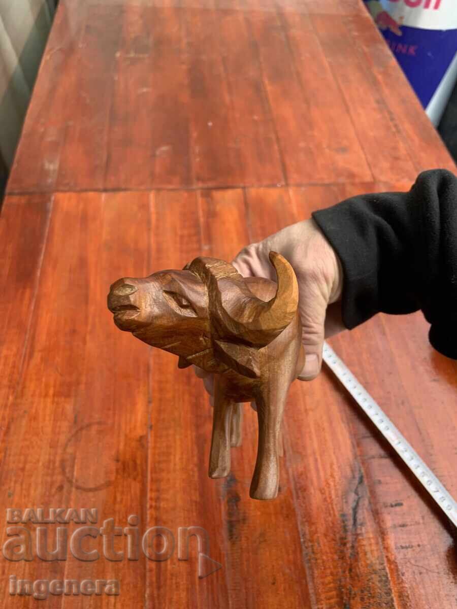 Доставка на ДЪРВОПЛАСТИКА СТАТУЕТКА ФИГУРА ДЪРВО СКУЛПТУРА БИВОЛ