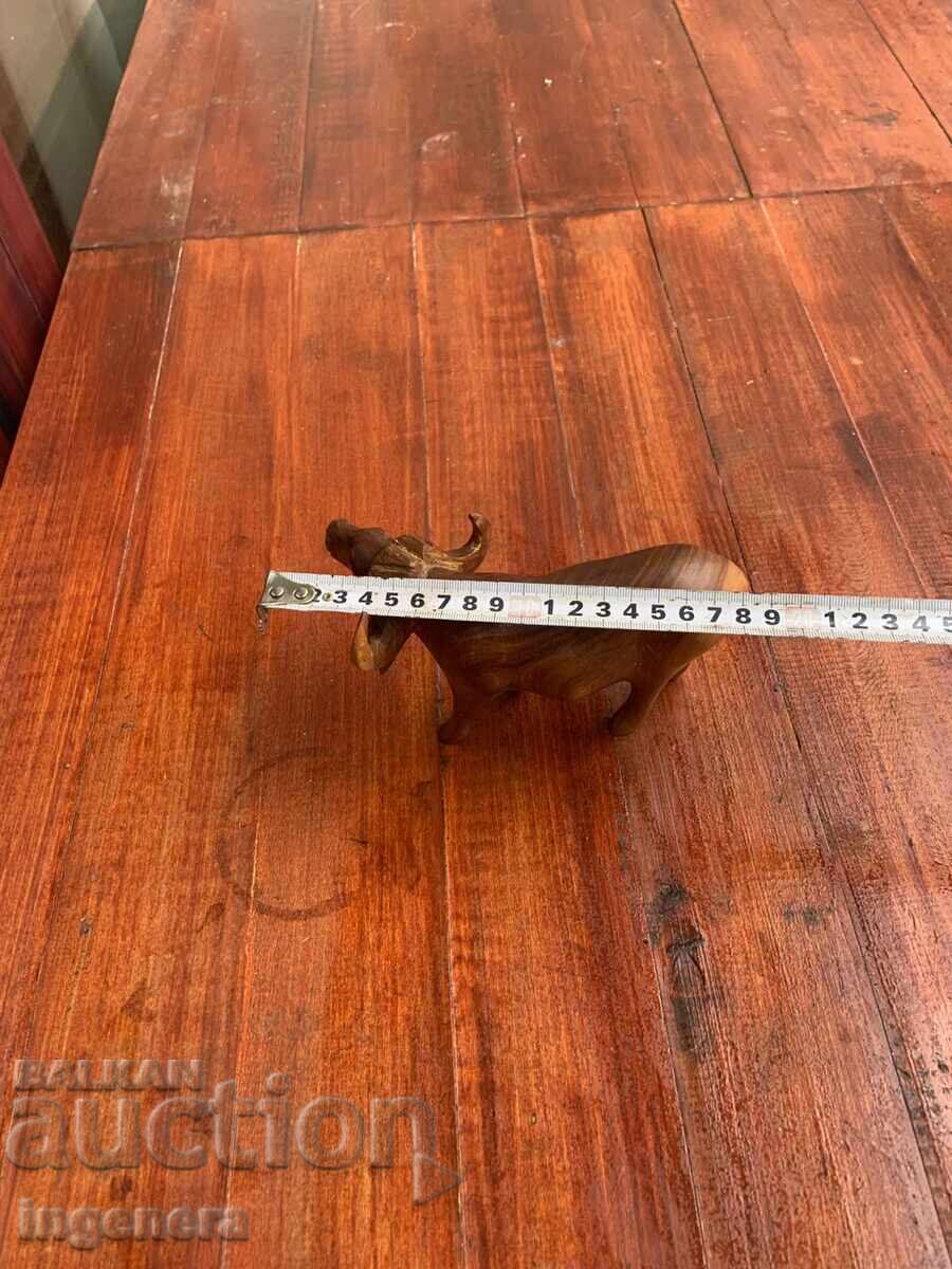 ДЪРВОПЛАСТИКА СТАТУЕТКА ФИГУРА ДЪРВО СКУЛПТУРА БИВОЛ - 5