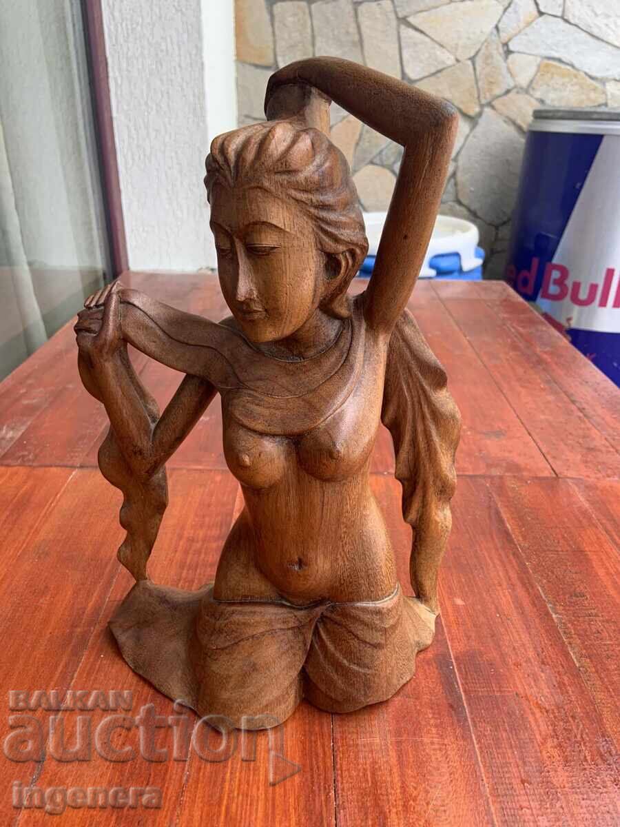 ΞΥΛΟΠΛΑΣΤΙΚΗ ΑΓΑΛΜΑΤΙΔΙΟ ΦΙΓΟΥΡΑ ΞΥΛΙΝΟ ΓΛΥΠΤΟ ΚΑΛΛΟΣ