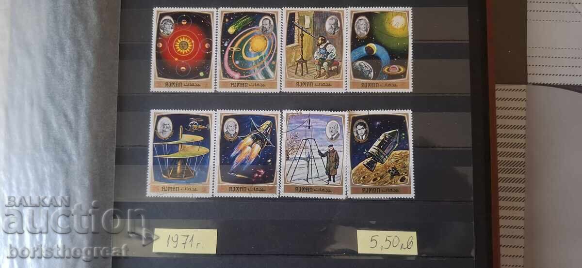 TIMBRE AJMAN 1971 COSMOS TIMBRE AJMAN 1971 COSMOS