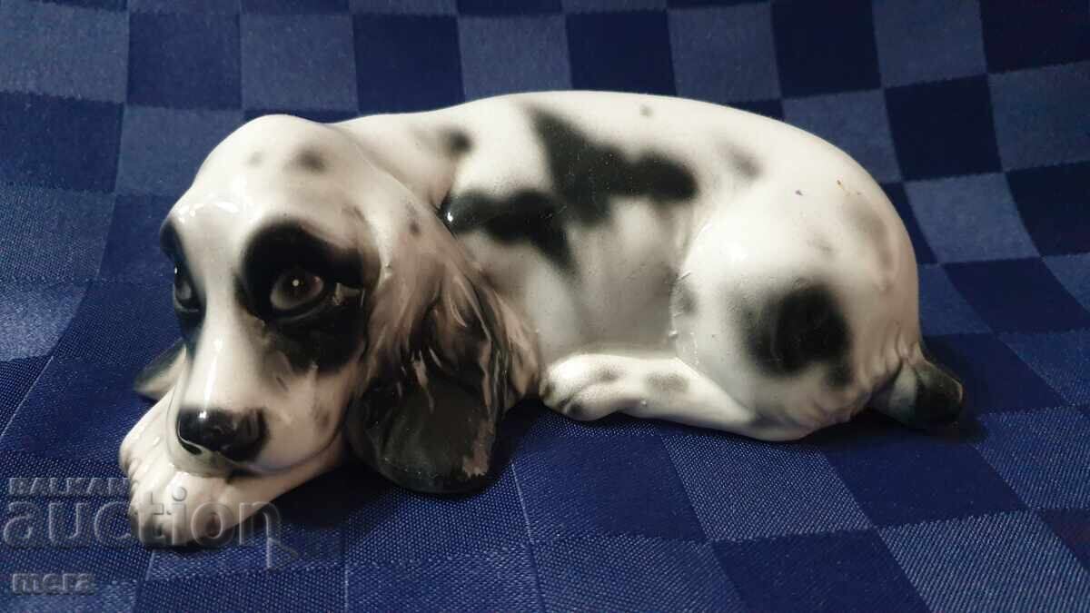 Figurină de porțelan, autor, cățeluș