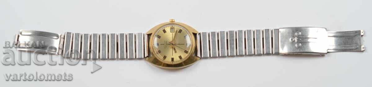 Livrarea Ceas bărbați POLJOT POLJOT URSS cu placare cu aur 10 Mk - nu funcționează