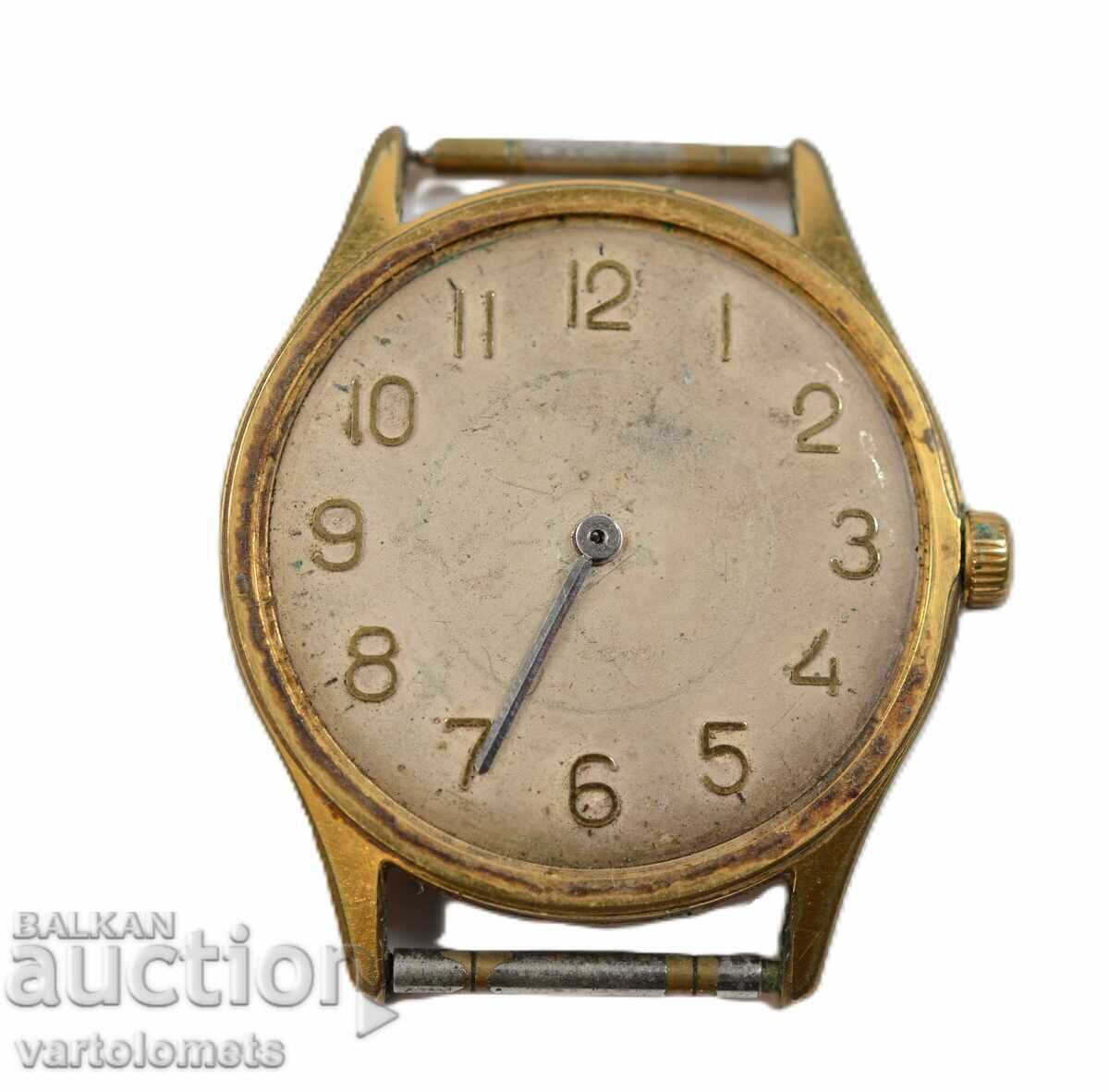Мъжки часовник  СССР с позлата 10 Мк - работи