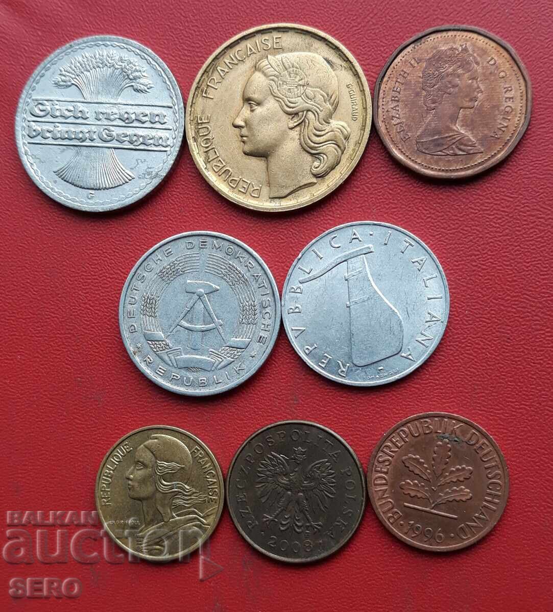 Смесен лот от 8 монети с цена € 0.50 | 0.98 лв. Смесен лот от 8 монети с цена € 0.50 | 0.98 лв.