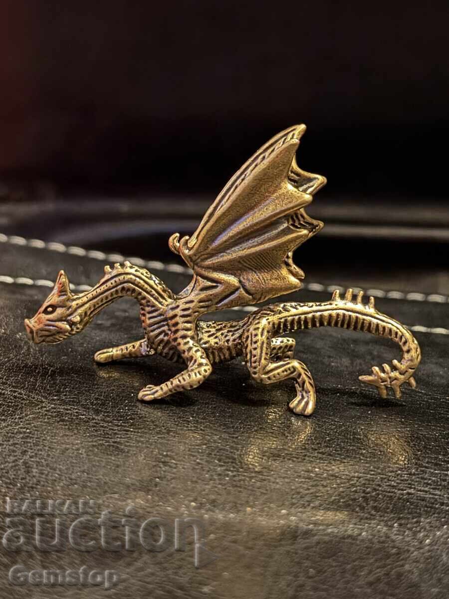 БЗЦ! 31 грама стилизирана бронзова фигура дракон от 1 ст! - 5 БЗЦ! 31 грама стилизирана бронзова фигура дракон от 1 ст! - 5