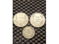 50 лева 1934,1930 година и 20 лева 1930г.