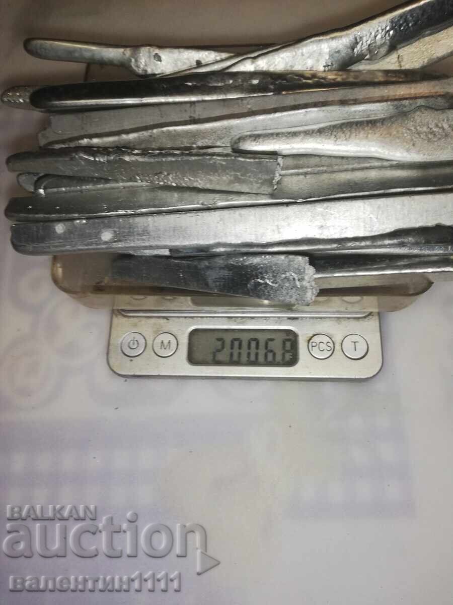 Κασσίτερος με πρόσμιξη ασημιού με τιμή € 0.01 | 0.02 BGN Κασσίτερος με πρόσμιξη ασημιού με τιμή € 0.01 | 0.02 BGN