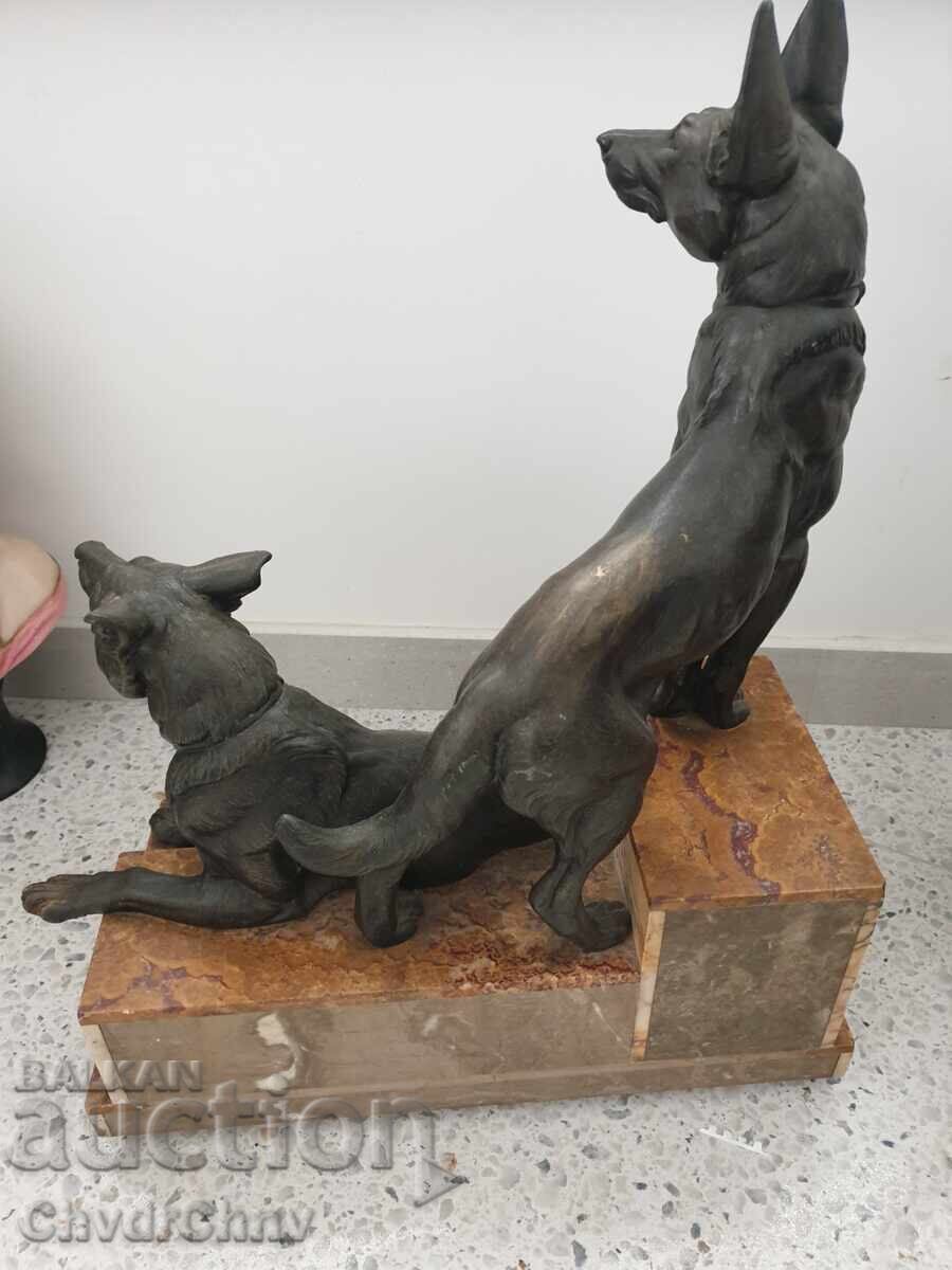 57см-20кг Carvin статуетка/фигура/скулптура кучета-овчарки с цена € 1000.00 | 1955.83 лв.