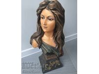 Statuie din teracotă Solome 60cm - 4kg/figură - bust de femeie