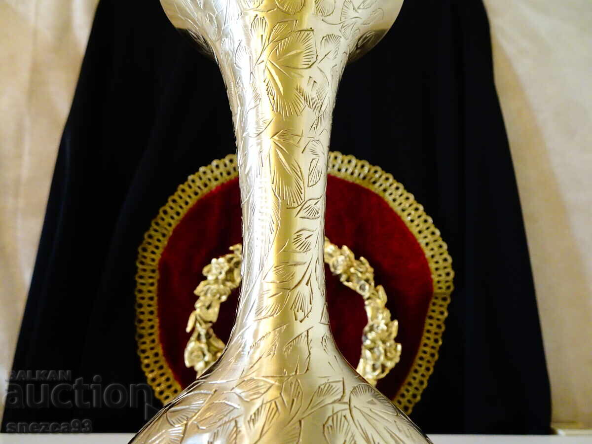 Δημοπρασία Χάλκινη καράφα, βάζο, ανάγλυφη χάραξη, σήμανση Δημοπρασία Χάλκινη καράφα, βάζο, ανάγλυφη χάραξη, σήμανση