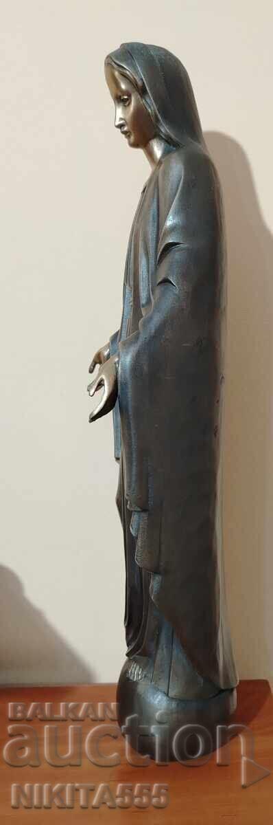 Доставка на Стара бронзова статуя на Дева Мария/Света Богородица/Madonna Доставка на Стара бронзова статуя на Дева Мария/Света Богородица/Madonna