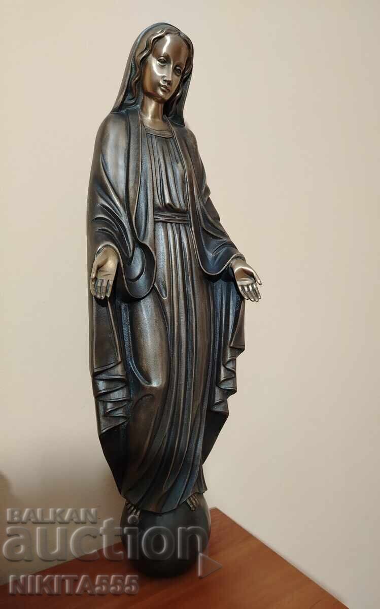 Стара бронзова статуя на Дева Мария/Света Богородица/Madonna Стара бронзова статуя на Дева Мария/Света Богородица/Madonna