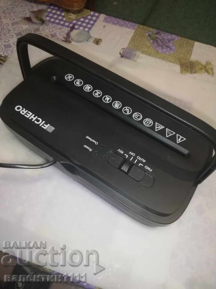 Delivery of Document shredder