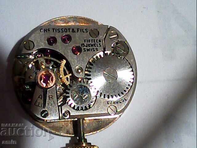 14k gold Damaski 4-hour TISSOT watch works perfectly - 5
