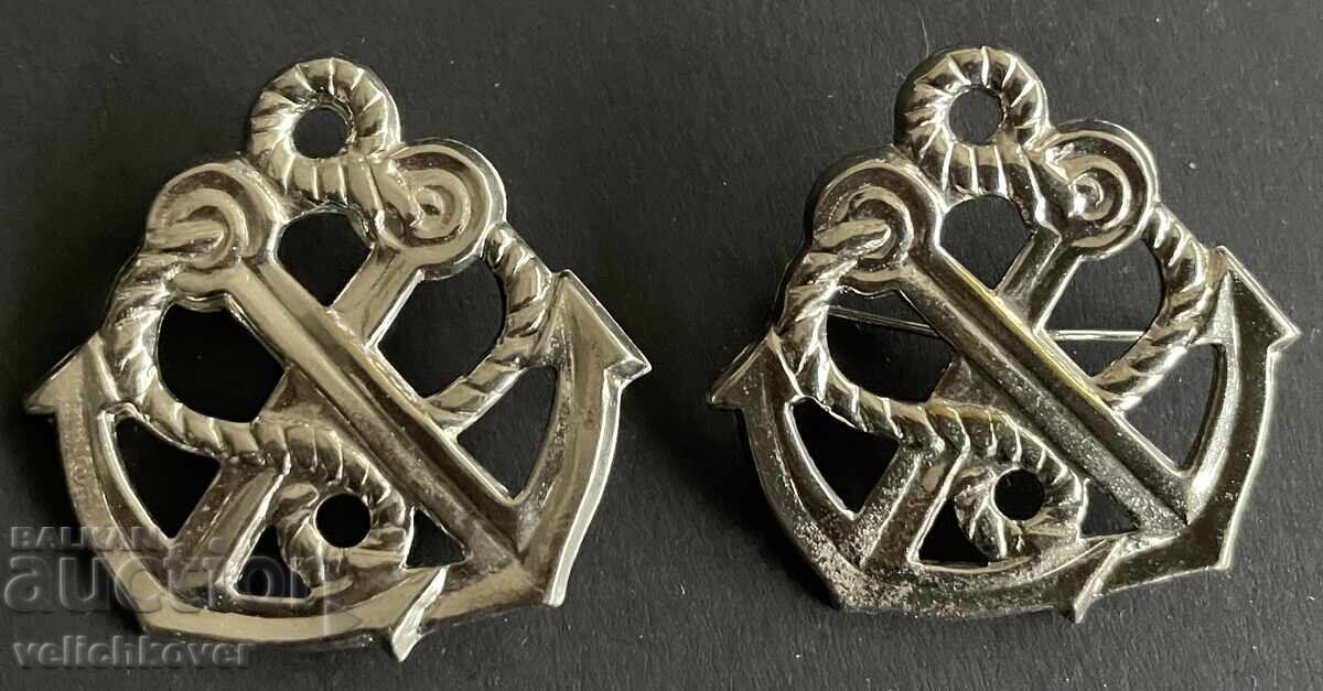 42538 Βουλγαρία δύο σήματα για επωμίδα Πολεμικού Ναυτικού (Π.Ν.) 90 42538 Βουλγαρία δύο σήματα για επωμίδα Πολεμικού Ναυτικού (Π.Ν.) 90