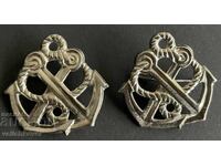 42538 България два вензела за пагон ВМС Военноморски флот 90