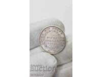 Srebŭrna moneta 1/6 Taler 1862 BERNBURG Germaniya (ryadka)