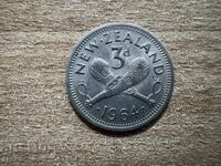 Noua Zeelandă - 3 penny (1964)