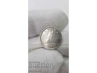 Σπάνιο ασημένιο νόμισμα 10 λεπτών 1943 Καναδά