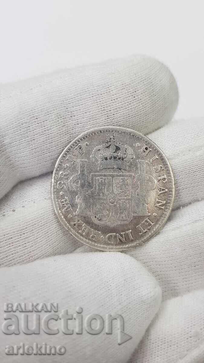 Ryadko ασημένιο νόμισμα 2 ρεάλια 1818 - Ισπανία με τιμή € 20.00 | 39.12 BGN