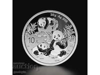 1oz ασημένια Κινέζικη Πάντα 2025