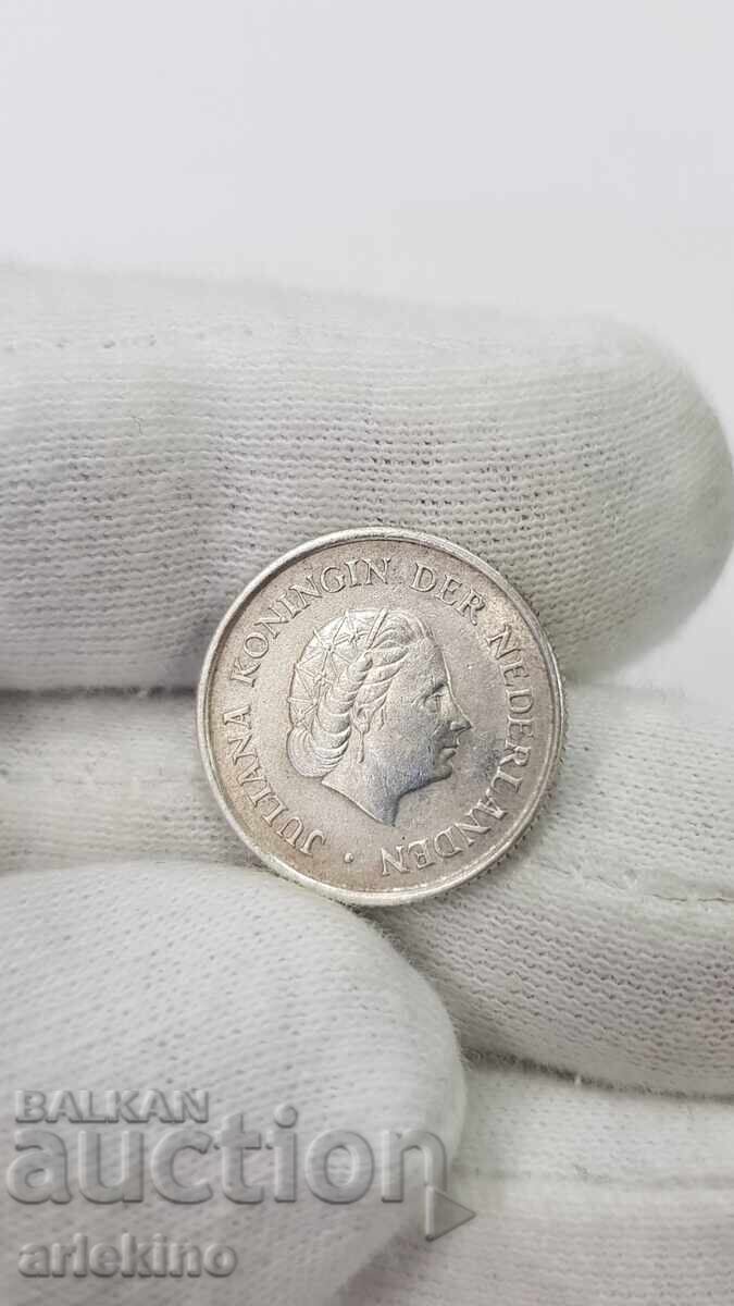 Συλλεκτικό ασημένιο νόμισμα 1/4 Γκίλντερ 1967 Ολλανδία - 5 Συλλεκτικό ασημένιο νόμισμα 1/4 Γκίλντερ 1967 Ολλανδία - 5