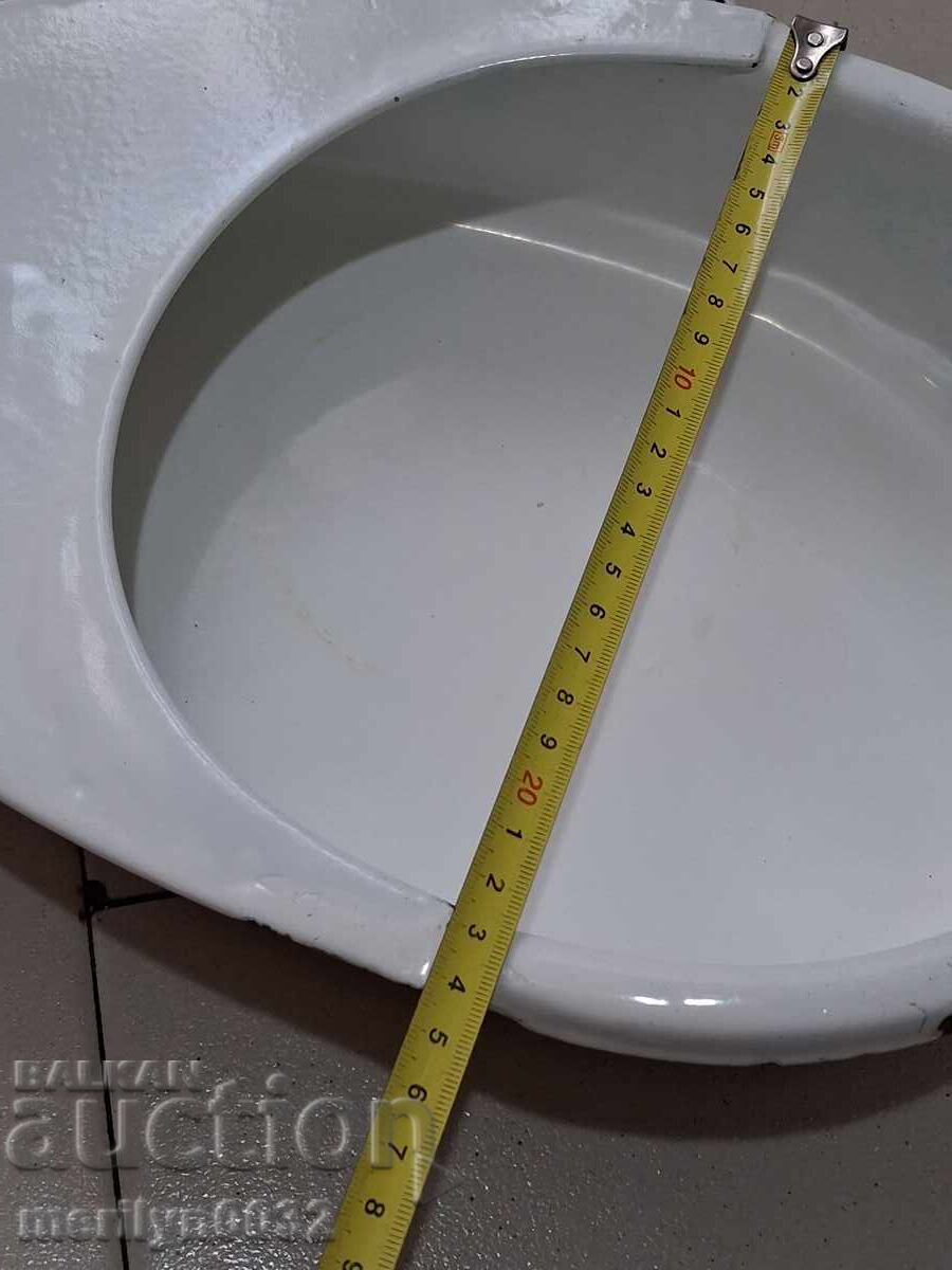 Παλιά εμαγιέ βάση σότσα, τσουκάλ, τσουκάλ, σμάλτο - 7