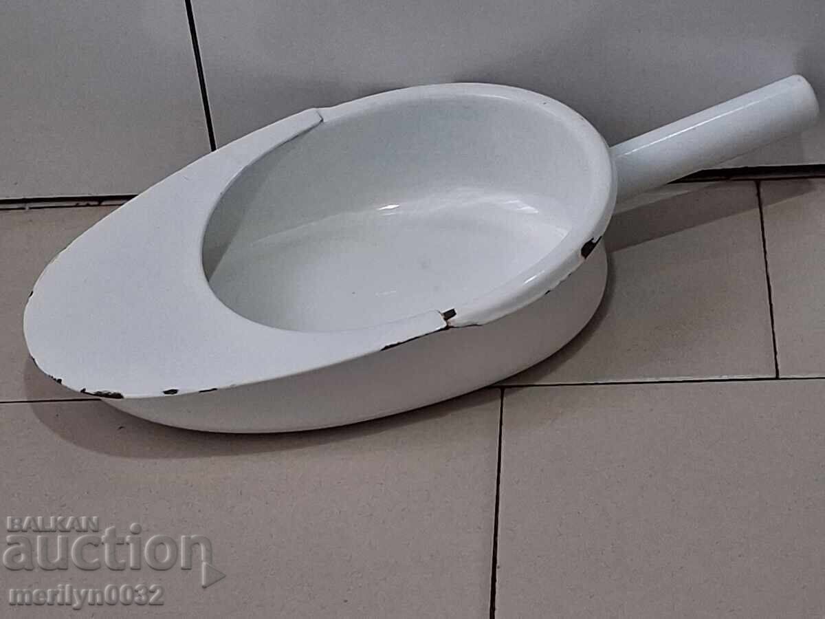 Παλιά εμαγιέ βάση σότσα, τσουκάλ, τσουκάλ, σμάλτο