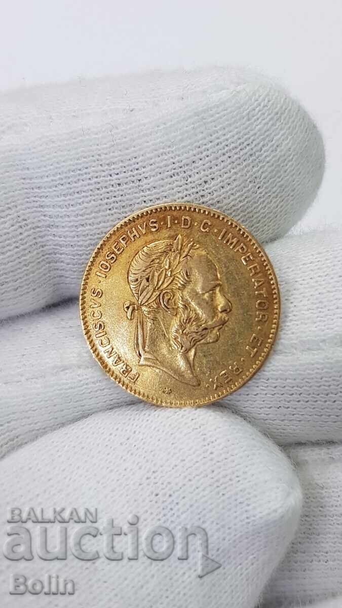 Delivery of Extremely Rare Gold Coin 4 Florins 1889 Austria Delivery of Extremely Rare Gold Coin 4 Florins 1889 Austria
