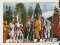 Bulgaria Postcard Borovets Ski Aces in Borovets