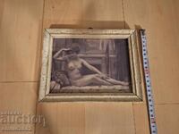 Retro erotic painting