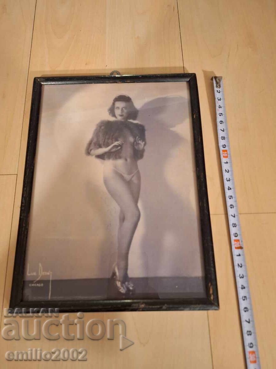 Retro erotic painting